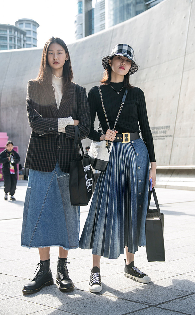 The Best Street Style From Seoul Fashion Week Spring E Online Ap